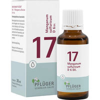 Produktbild von Pflüger Schüßler-Salz Nr. 17 Manganum sulfuricum D6 Tropfen 30 ml glutenfrei