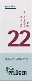 Pflüger Schüßler-Salz Nr. 22 Calcium carbonicum D6 Tabletten glutenfrei 400 Stück – Bild 1 von 1