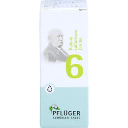 Pflüger Schüßler-Salz Nr. 6 Kalium sulfuricum D6 Tropfen 30 ml glutenfrei – Bild 1 von 1