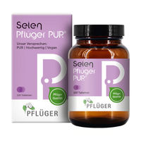 Produktbild von Pflüger Selen PUR Natriumselenit Tabletten vegan glutenfrei laktosefrei 100 Stück