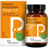 Produktbild von Pflüger PUR Vitamin B Komplex Kapseln vegan glutenfrei laktosefrei