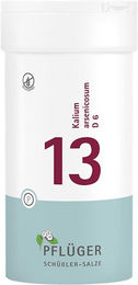 Pflüger Schüler-Salze Biochemie Kalium arsenic.D 6 Tabletten glutenfrei – Bild 1 von 1