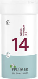 Pflüger Schüler-Salze Biochemie Kalium Bromat D6 Tabletten glutenfrei 6 Stück – Bild 1 von 1