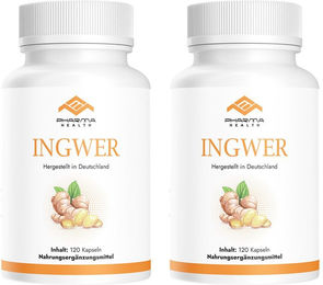 Pharma Health Ingwer hochdosiert 1000 mg Kapseln 120 Stück – Bild 1 von 3