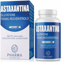 Produktbild von Pharma Integratori Astaxanthin 8 mg mit Resveratrol und Glutathion Kapseln 60 Stück
