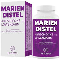 Produktbild von Pharma Integratori Mariendistel mit Artischocke und Löwenzahn Kapseln 60 Stück