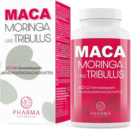 Pharma Integratori Superfood-Mischung Kräuter-Komplex Maca Kapseln pflanzlicher Ursprung ohne Zusatzstoffe 60 Kapseln – Bild 1 von 5