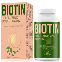 Produktbild von Pharma Integratori Zink Biotin Selen Kombination 120 Tabletten