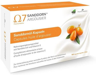 Pharma Medica AG Sanddorn Argousier Omega 7 Kapseln vegan 180 Stück – Bild 1 von 1