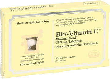 Pharma Nord Bio Vitamin C Tabletten mit Calciumascorbat 60 Stück – Bild 1 von 1