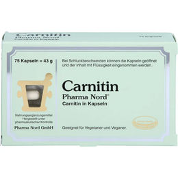 Pharma Nord Carnitin Kapseln mit L-Carnitin 75 Stück – Bild 1 von 1
