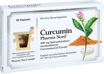 Pharma Nord Curcumin Extrakt Kapseln vegan vegetarisch 50 Stück – Bild 1 von 1