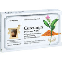 Produktbild von Pharma Nord Curcumin Extrakt Kapseln vegan vegetarisch 50 Stück