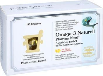 Pharma Nord Omega-3 Naturell Kapseln glutenfrei und laktosefrei 150 Stück – Bild 1 von 1