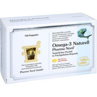 Produktbild von Pharma Nord Omega-3 Naturell Kapseln glutenfrei und laktosefrei 150 Stück