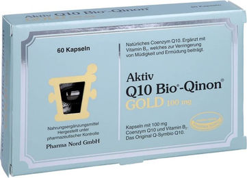 Pharma Nord Q10 BIO Qinon Gold Ubiquinon 100 mg Kapseln 60 Stück – Bild 1 von 1