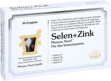 Pharma Nord Selen-Zink mit Selenhefe Tabletten 90 Stück glutenfrei und laktosefrei – Bild 1 von 1