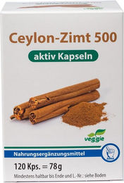 Pharma Peter Ceylon-Zimt 500 aktiv Kapseln 120 Stück – Bild 1 von 2