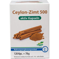 Produktbild von Pharma Peter Ceylon-Zimt 500 aktiv Kapseln 120 Stück