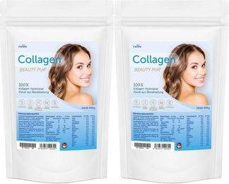 Pharma Peter Collagen Beauty 100% Kollagen Hydrolysat Pulver Typ I aus Weidetierhaltung glutenfrei und ohne Zusatzstoffe – Bild 1 von 2