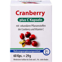 Produktbild von Pharma Peter Cranberry Plus Vitamin C Kapseln 60 Stück