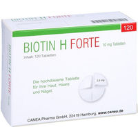 Produktbild von Pharma Peter GmbH Biotin H forte 10 mg Tabletten 120 Stück