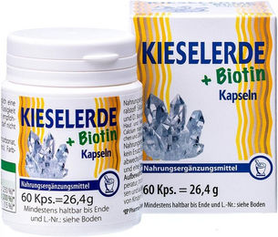 Pharma Peter GmbH Kieselerde und Biotin Kapseln 60 Stück – Bild 1 von 1