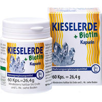 Produktbild von Pharma Peter GmbH Kieselerde und Biotin Kapseln 60 Stück