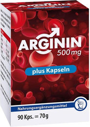 Pharma-Peter L-Arginin 500 mg Kapseln 90 Stück – Bild 1 von 1