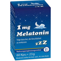 Produktbild von Pharma Peter Melatonin 1 mg Kapseln 60 Stück