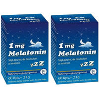 Produktbild von Pharma Peter Melatonin Einschlafkapseln mit 1 mg pro Kapsel 60 Stück