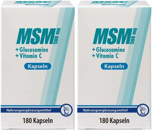 Pharma Peter MSM 500 mg mit Glucosamin und Vitamin C Kapseln – Bild 1 von 1