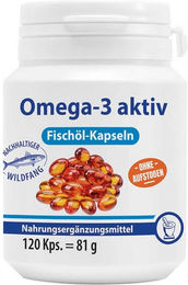 Pharma Peter Omega-3 Aktiv Fischöl Kapseln für Erwachsene 120 Stück – Bild 1 von 1