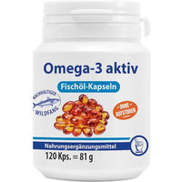 Produktbild von Pharma Peter Omega-3 Aktiv Fischöl Kapseln für Erwachsene 120 Stück