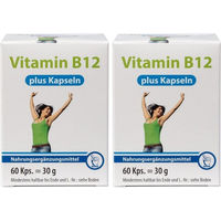 Produktbild von Pharma Peter Vitamin B12 Plus B-Komplex Kapseln 60 Stück
