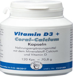 Pharma Peter Vitamin D3 und Coral-Calcium Kapseln 120 Stück – Bild 1 von 1