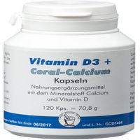 Produktbild von Pharma Peter Vitamin D3 und Coral-Calcium Kapseln 120 Stück