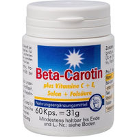 Produktbild von Pharma Peter Vitamin-Kombination Beta Carotin mit Vitamin C und E Kapseln 60 Stück