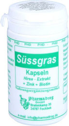 Pharmadrog Süssgras Kapseln Bio – Bild 1 von 1