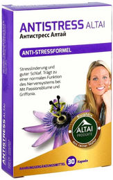 Pharmafocus Healthcare Antistress Altai Kapseln mit Passionsblume, Magnesium und Griffonia, 30 Kapseln – Bild 1 von 4