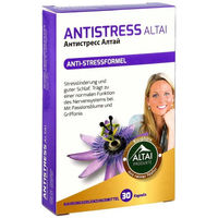 Produktbild von Pharmafocus Healthcare Antistress Altai Kapseln mit Passionsblume, Magnesium und Griffonia, 30 Kapseln