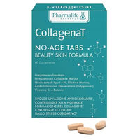 Produktbild von Pharmalife COLLAGENAT NO-AGE Tabletten mit marinem Kollagen Typ I und Typ III, 60 Stück