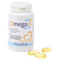 Produktbild von Pharmalife Research OMEGA 3 ACTIVE Kapseln glutenfrei und laktosefrei 60 Stück