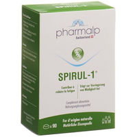 Produktbild von PHARMALP Spirul-1 Spirulina Tabletten vegan glutenfrei laktosefrei 90 Stück