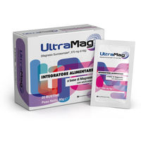 Produktbild von Pharmanutra ULTRAMAG Magnesium Oxid Sticks glutenfrei 20 Beutel