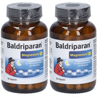 Produktbild von PharmaSGP Baldriparan Magnesium Plus Kapseln vegan zuckerfrei glutenfrei laktosefrei 60 Stück