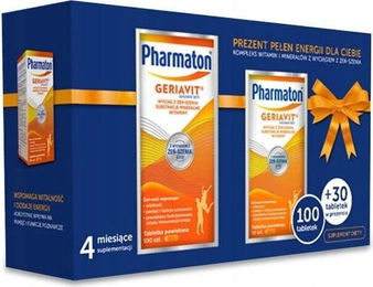 Pharmaton Geriavit 100+30 Multivitamin-Mineralstoff-Booster Tabletten für Senioren – Bild 1 von 1
