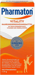 Pharmaton Vitality Filmtabletten für Erwachsene 100 Stück – Bild 1 von 1
