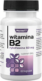 Pharmovit Vitamin B2 50 mg Glutenfrei 60 Kapseln – Bild 1 von 2