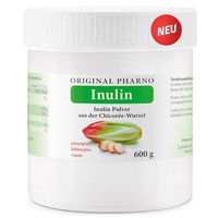Produktbild von Pharno Inulin Pulver 600 g – Pflanzlicher Ballaststoff aus Chicorée, vegan und ohne Zusatzstoffe